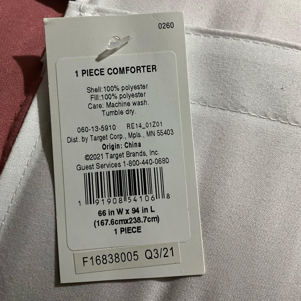 Twin/XL Twin pink comforters